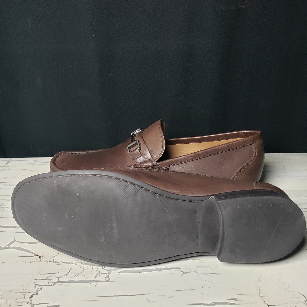 Peter Millar Crown Leather Horse-Bit Loafers (style ME0F51) - Men's size 10 M - Picture 11 of 13